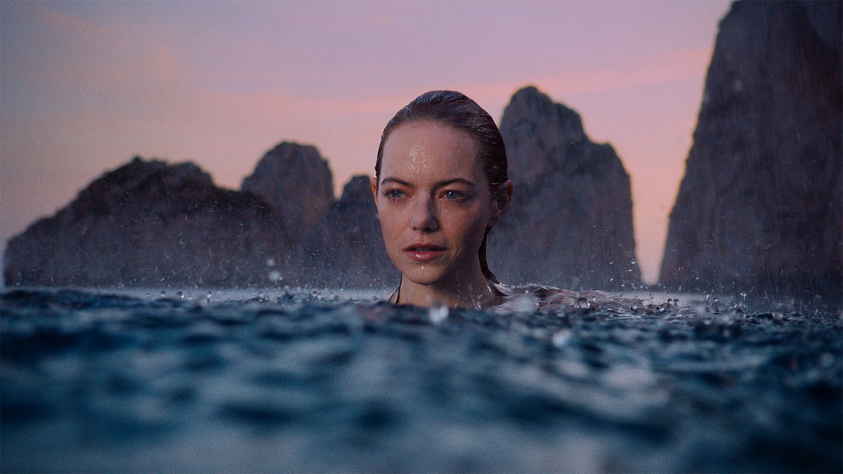 Emma Stone Goes to the Beach in Louis Vuitton Fragrance Ad