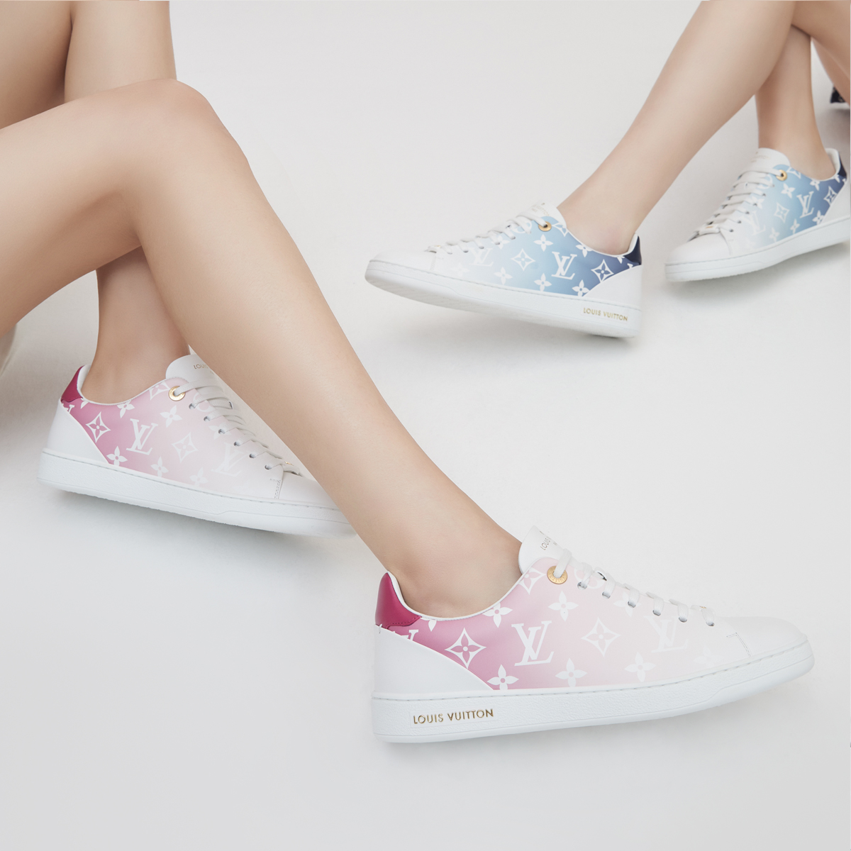 Louis Vuitton sneakers donna 2020: un'inedita combinazione di materiali e  colori freschi - Globestyles