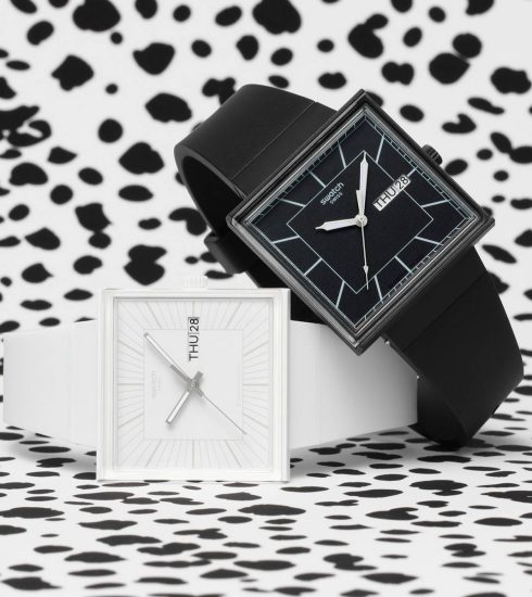 Swatch Bioceramic What If bianco e nero