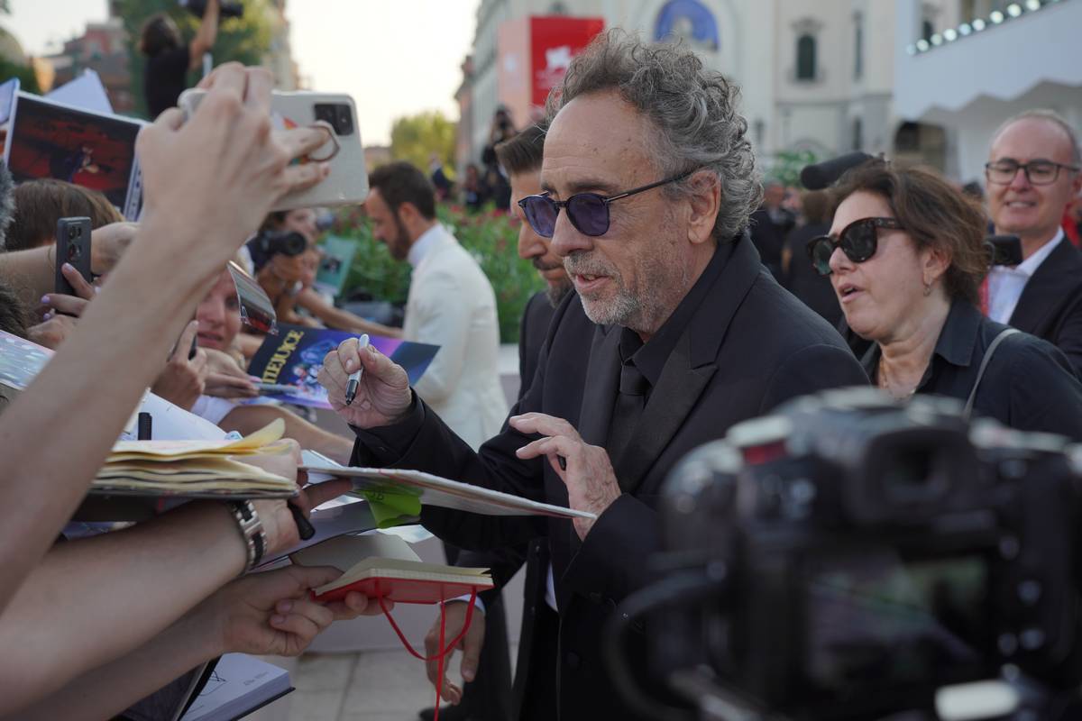 Beetlejuice Beetlejuice red carpet Venezia 2024