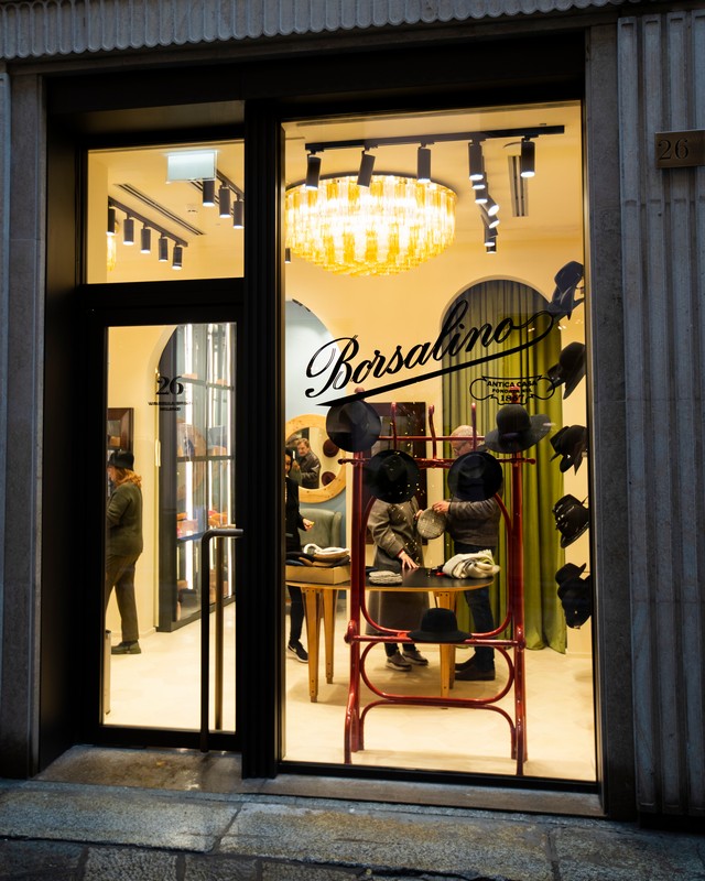 Borsalino Milano Via della Spiga