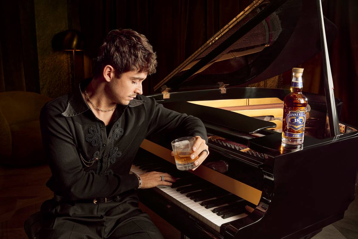 Charles Leclerc e Chivas Regal