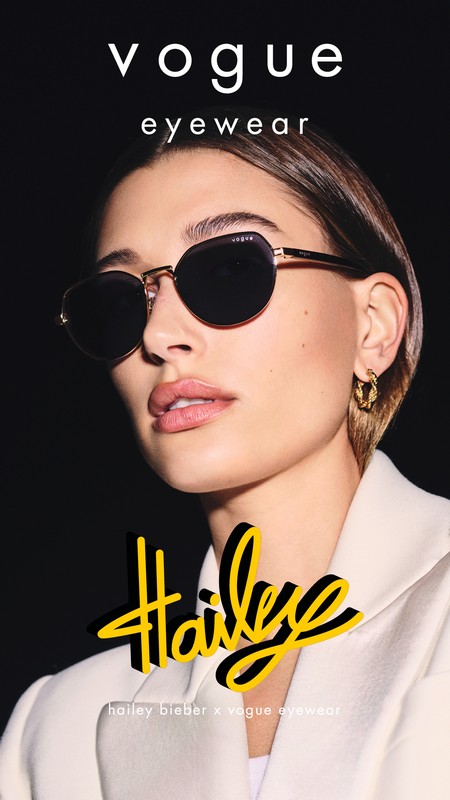 Hailey Bieber Vogue Eyewear 2022