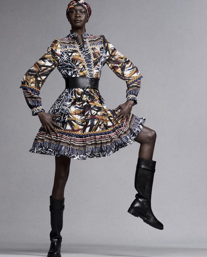 Weekend Max Mara Alek Wek autunno inverno 2021