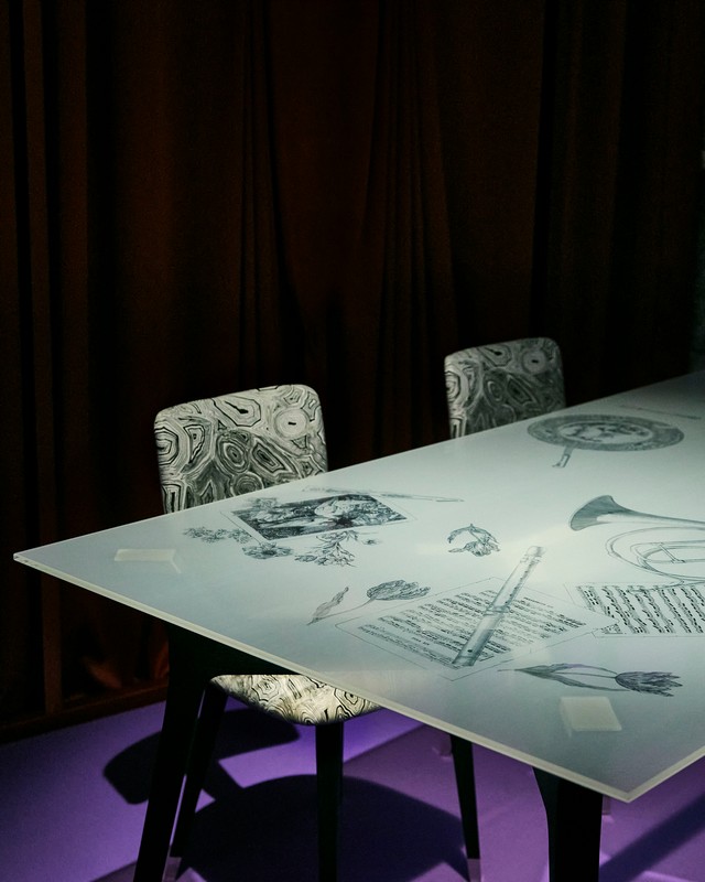 Sala da pranzo Fornasetti