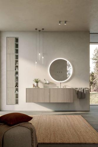 Come arredare il bagno con il legno