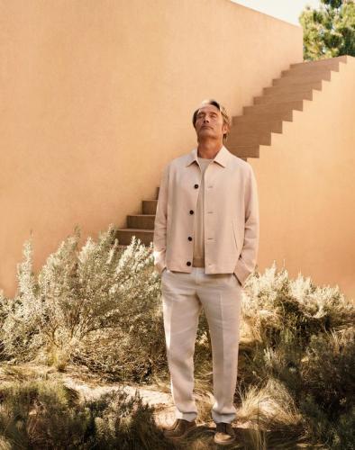 Zegna in Summer Mads Mikkelsen