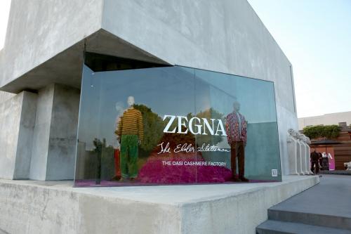 Zegna x The Elder Statesman party Los Angeles