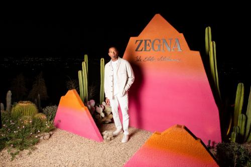 Zegna x The Elder Statesman party Los Angeles