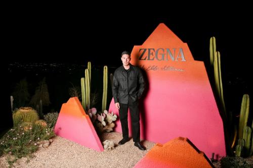 Zegna x The Elder Statesman party Los Angeles