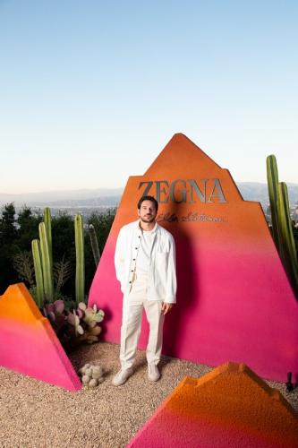 Zegna x The Elder Statesman party Los Angeles