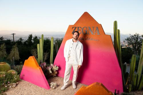 Zegna x The Elder Statesman party Los Angeles