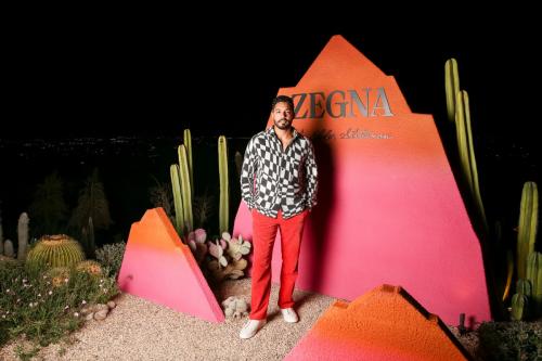 Zegna x The Elder Statesman party Los Angeles