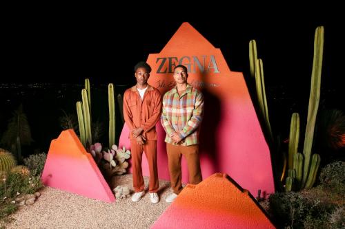 Zegna x The Elder Statesman party Los Angeles