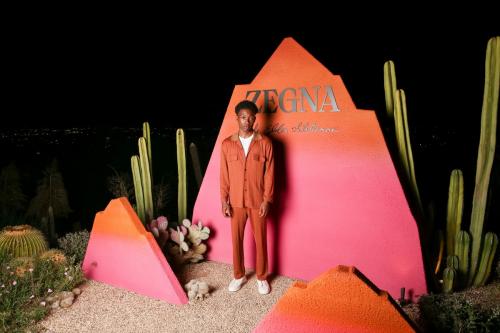 Zegna x The Elder Statesman party Los Angeles