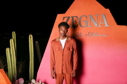 Zegna x The Elder Statesman party Los Angeles