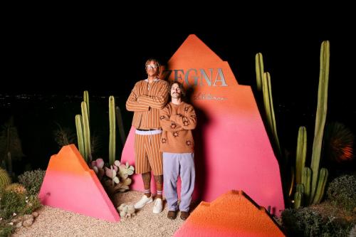 Zegna x The Elder Statesman party Los Angeles