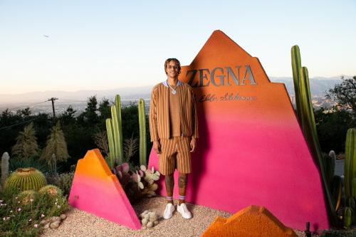 Zegna x The Elder Statesman party Los Angeles