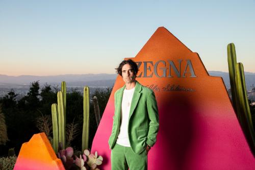 Zegna x The Elder Statesman party Los Angeles