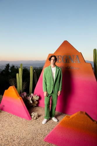 Zegna x The Elder Statesman party Los Angeles