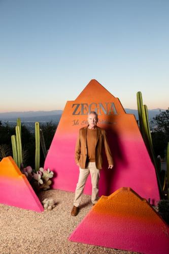 Zegna x The Elder Statesman party Los Angeles